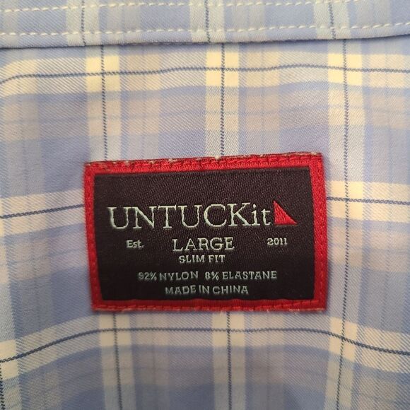 UNTUCKit long sleeve plaid shirt - Picture 3 of 5